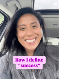 How do you define success?