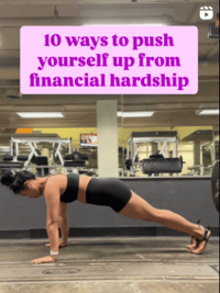 Friend—a financial hardship can stop you dead in your tracks and leave you confused, overwhelmed, and anxious.  But I’ve got great (and hopeful news), hardships are temporary and with small steps, you can overcome these financial challenges ����  Here are 10 ways you can push yourself up from financial hardship:  ✨Create an intentional budget ✨Reduce unnecessary expenses ✨Prioritize debt repayment ✨Build an emergency fund ✨Surround yourself with like-minded people ✨Invest in the stock market ✨Increase your income ✨Self-educate (books, audiobooks, podcasts) ✨Keep positive ✨Ask for help  All it takes is one step forward in order to start walking…then running. Remember that ��  What’s something you’d like to work on? Share below! ����  Big hug, Justine ��