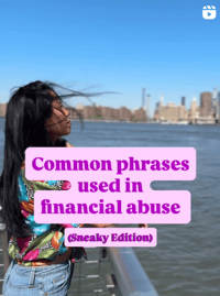 There are VERY SNEAKY ways someone can mask financial abuse.  One way—through gaslighting phrases  Gaslighting is a common tactic used by abusers to MANIPULATE and CONTROL their victims, especially in financial abuse situations.  Here are 5 common phrases to look out for:  ➡️ I just want what’s best for you  When someone uses this phrase, they’re implying that they know better than you do about what you need or want  ➡️ Why do you need your own account? Are you planning to leave me?  This phrase discourages financial independence and creates guilt.  ➡️ If you love me, you’d trust me with the finances.  This phrase manipulates your emotions and reinforces their control over you.  ➡️ You don’t need to worry about the bills. I’ve got it covered.  This phrase keeps you isolated from being involved in the finances.  ➡️ Don’t tell anyone about our finances. They wouldn’t understand.  This phrase isolates you from outside support or advice from friends, family, and professional organizations.  As you can see gaslighting is a powerful tactic, used to control and manipulate a financial situation.  These phrases are designed to make you doubt yourself, your capabilities, and your perception of the situation.  If you try to get involved in your finances but are constantly denied access to them, that is a deep red flag that should not be ignored.  If you are a DV survivor, who is ready to reclaim not just their financial autonomy, but also develop the confidence to advocate for yourself, the best way you can start is by investing in yourself.  Learn about the tools and strategies you can use to break free from abuse!  Comment “TRANSFORM” to learn more and take action ����  You deserve the best, sis!  Biggest hug, Justine ��